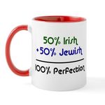 CafePress Irish & Jewish Mug 11 oz (325 ml) Ceramic Coffee Mug