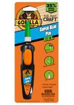 Gorilla Super Glue Gel Pen, Max Control, Thicker Formulation, Pen-Shaped Applicator, Press Application, Anti-Clog Cap, Fast-Setting, Clear, 19oz/5.5g, Pack of 1