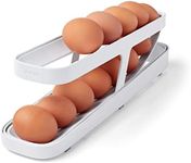 YouCopia RollDown™ Egg Dispenser, Space-Saving Rolling Eggs Dispenser and Organizer for Refrigerator Storage