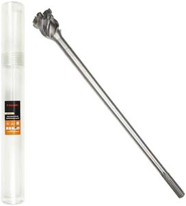 Keewaki Breakthrough Bit – SDS-max Thru-Hole Rotary Hammer Bit, 2-1/8"x32", Heavy-Duty Concrete Core Bit for Masonry and Brick, Includes Storage Tube
