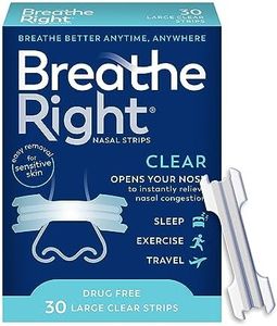 Breathe Right Nasal Strips Clear Large 30ct (Packaging May Vary)