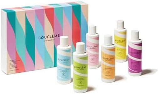 Bouclème Discovery Set - Hydrating Hair Cleanser, Curl Cleanser, Curl Conditioner, Curl Cream, Curl Defining Gel and Super Hold Styler - Gift Set Cruelty-Free & Plant Powered - 6 x 100ml(Pack Of 6)