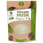 Organic Raw Psyllium Husk - 99% Pure Grade - Natural Fiber - 1 kg