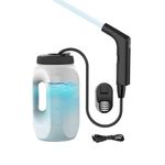 ZEY LUXE Electric Handheld Bidet Sprayer – Rechargeable Toilet Spray with 2.5L Water Tank & 800mAh Battery, Portable Bidet for Personal Hygiene & Postpartum Care – (Black, 2.5L - JP-2201)