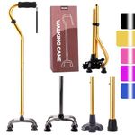 LIXIANG Walking Cane 3 in1 - Adjustable Lightweight Walking Sticks from 29-37 Inches,Balancing Mobility Aid for Men and Women