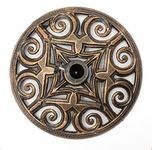 Trademark Innovations Cast Iron Umbrella Base, Bronze, 17.7"