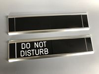 Sliding Signs - Entry Control - Do Not Disturb (Or Your Wording)