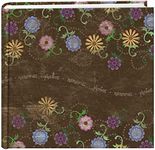 Designer 200 pkt 4x6 Photo Album, Aged Floral