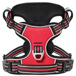 HEELE Dog Harness Harness for Small Dogs No Pull Dog Vest Harness for Small Dog with Soft Handle Reflective for Outdoor Training, Red, XS