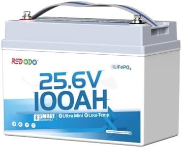 Redodo 24V 100Ah LiFePO4 Battery, 100A BMS, Bluetooth