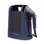 Russell Hobbs Handheld Clothes Steamer [1700W, 25g/min steam,45sec heatup,750ml water tank ] Steam Genie Maestro(2in1 steamer, Auto-shut off,portable, 2 attachments: clothes, curtains, fabrics) 27600