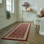 Lord of Rugs Sherborne Quality Traditional Classic Oriental Living Room Bedroom Rug (Red, Runner 66x230 cm (2'1"x7'7"))