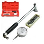 Stainless Steel High Accuracy 50-160MM Dial Bore Gauge, Measuring Engine Cylinder Tool Kit Used to Measure Internal Dimensions of Work Pieces by Comparative Method