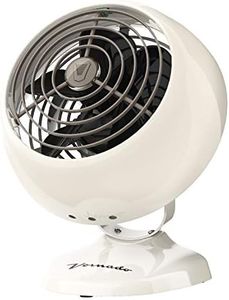 Vornado VFAN Mini Classic Personal Vintage Air Circulator Fan, Vintage White- Classic Base, Small