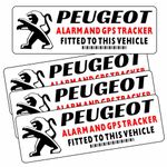 5 x PPPEUGEOTGPSBLK GPS BLACK Tracking Device Security WINDOW Stickers 87x30mm-Car,Van Alarm Tracker