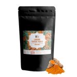 My Pahadi Dukan Lakadong Turmeric Powder 500g, Single Origin from Meghalaya, High Curcumin 8-10%, Hand-Harvested & Sun-Dried, Pure & Chemical-Free Haldi, Strong Aroma & Deep Golden Color, Lab-Tested