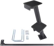 Flynsu Dual Step Bass Boat Trailer Steps Universal Fit with Handle & Mounting Hardware