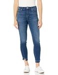 Jag Jeans Women's Viola High Rise Skinny with Hem Detail Jean, Tribeca Blue, 12 (31" Waist) 27