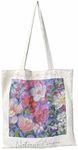 CHOTYE Aesthetic Tote Bag for Women Reusable Grocery Bags for Vacation, Shopping, Travel, Beach (Green)