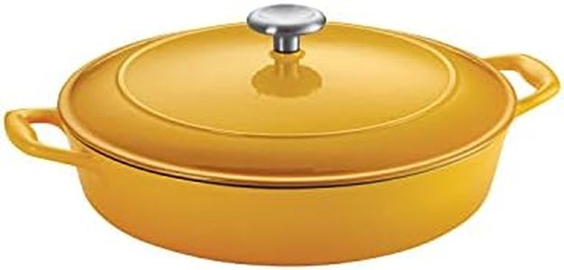 Tramontina Covered Braiser Cast Iron 4 Qt Sunrise, 80131/088DS