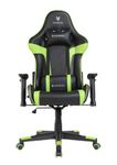 Oversteel - ULTIMET Professional Gaming Chair Leatherette, 2D Armrests, Height Adjustable, Reclining Backrest 180º, Gas Piston Class 3, Up to 120Kg, Green