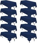 10Pack Navy Blue Polyester Tableclo