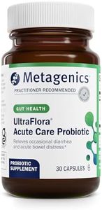 Metagenics UltraFlora Acute Care - for Acute Bowel Distress* - Support Immune & Digestive Health* - Bifidobacterium, Lactobacillus & Boulardii Probiotic - Non-GMO & Vegetarian-Friendly - 30 Capsules