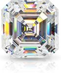 Mingle® 0.3-5 Carats Moissanite Stone Diamond Loose D Color VVS1 Clarity with GRA Certificate for Ring Earrings Pendant Bracelets Jewelry Making Valentine's Day Gift. (Asscher Cut, 3.0 Carats)