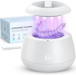 TEBAL Ultrasonic Retainer Cleaner, Upgraded 52kHz Ultrasonic Dental Cleaner Machine for Denture, Night Guards, Braces, Aligner, Toothbrush, Jewelry and More, Retainer Cleaner with 250ML & 3 Modes