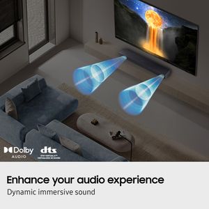 Samsung 2-Channel Soundbar – Compact Home Audio Speaker