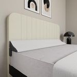 Orista™ Memory Foam Bed Wedge Headboard Mattress Gap Pillow | Gap Filler 0-8 Inch Between Headboard and Mattress with Side Pockets| King Size 78 x 10 x 6 Inch | Skin Friendly Cover