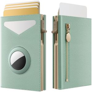 typecase Wallet Women for Air Tag, Slim RFID Pop Up Trifold Wallet