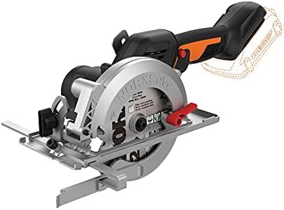 Worx WX531L.9 20V Power Share WORXSAW 4.5" Cordless Compact Circular Saw (Tool Only)