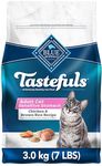 Blue Buffalo Sensitive Stomach Natural Adult Dry Cat Food, Chicken And Brown Rice 3.1kg bag - Medium Bag, kibble