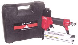 Canadian Tool and Supply Combi 18 Gauge Pneumatic Brad Nailer & 1/4-Inch Narrow Crown Stapler with Carrying Case 2-in-1 air Tool kit (ANS-18)