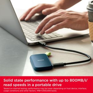 SanDisk Portable SSD 1TB – External Solid State Drive, 800MB/s, Drop Protection
