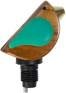 Songbird Specialties Singing Bird Wine Bottle Pourer, Turquoise