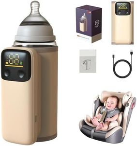 Portable Bottle Warmer,Portable Bottle Warmer for Travel,Fast Baby Milk Warmer with Timer, Capacity of 6000 MAh, Fits All Bottle Shapes (1 PCS)