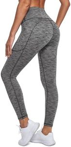 IUGA Fleece Lined Leggings with Pockets for Women Thermal Leggings for Women High Waisted Yoga Pants Winter Workout Leggings
