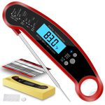 ThermoLife Pro Meat Thermometer with Bottle Opener Digital Instant Read Waterproof Food Cooking Thermometer Backlight LCD - Electric Meat Thermometer Probe for BBQ Grilling Smoker Baking Turkey