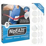 NipEaze - The Original Sports Nipple Covers - Patented & Proven - Chafing Prevention for Men and Women, 1pack, Size Regular, 30Pcs (15pairs)