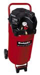 Einhell 50L Oil-Free Air Compressor - 10 Bar, 145 PSI, 240V, 1500W Service Free Motor, Pressure Reducer, Safety Valve - TC-AC 240/50/10 OF Compressed Air Pump For Workshops, 3 Year Warranty