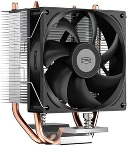 PCCOOLER CPS R200 Air CPU Cooler, 2 Next-Gen Heatpipes CPU Cooler, Hydraulic Bearing 2200RPM High Pressure 92mm Fan, 110W TDP CPU Air Cooler,for AMD AM4/AM5/Intel LGA 115X/1200/1700/18XX Black