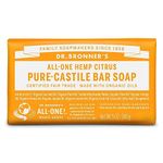 Dr. Bronner's Citrus Bar Soap Made with Organic Ingredients 140 g