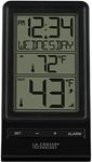 La Crosse Technology 308-1415BW Digital Wireless Thermometer with Time, Black