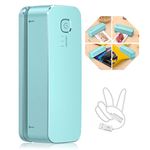 FEPPO Mini Bag Sealer, 2 in 1 Bag Sealer Heat Seal with Cutter, Portable Vacuum Sealer Handheld Bag Resealer Machine with Lanyard for Plastic Bags Food Snack Storage (Batteries Included)