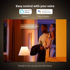 Philips Hue Go 2.0 Portable Smart LED Light – Rechargeable, White