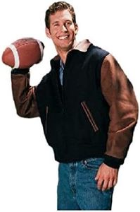REED Men's Executive Varsity Jacket Union 5XL Navy/Natural