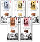 Milkboy Swiss Gourmet Milk Chocolate Bars - Dark Chocolates - White Chocolate Bar - Premium Handmade Chocolate Variety - Kosher - GMO Free - Chocolates Candy - (Pack of 5)