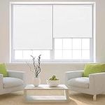 Langla-Shades Blackout Cordless Cellular Shades Bottom Up Honeycomb Window Blinds (White(blackout), Custom Size)